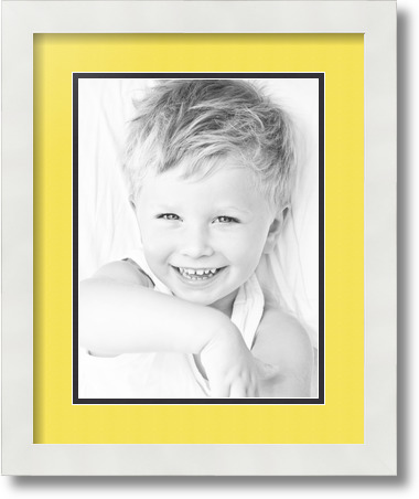 ArtToFrames Collage Mat Picture Photo Frame 1 9x12" Openings in Satin White 639