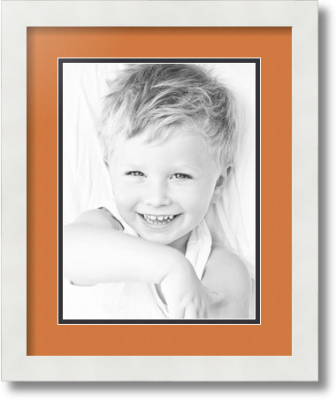 ArtToFrames Collage Mat Picture Photo Frame 1 9x12" Openings in Satin White 639