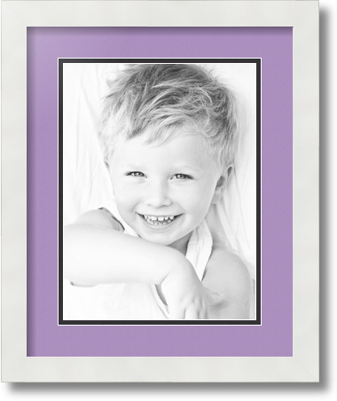 ArtToFrames Collage Mat Picture Photo Frame 1 9x12" Openings in Satin White 639