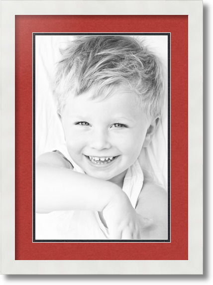 ArtToFrames Collage Mat Picture Photo Frame 1 11x17" Openings in White 644