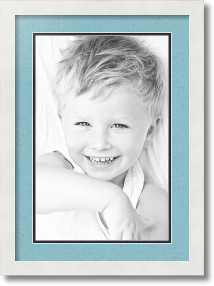 ArtToFrames Collage Mat Picture Photo Frame 1 11x17" Openings in White 644