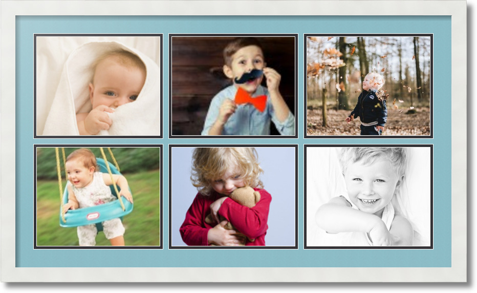 ArtToFrames Collage Mat Picture Photo Frame 6 8x10\