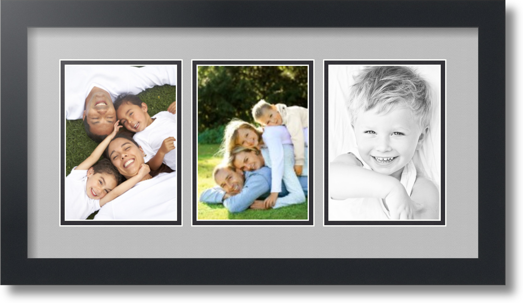 ArtToFrames Collage Mat Picture Photo Frame - 3 5x7