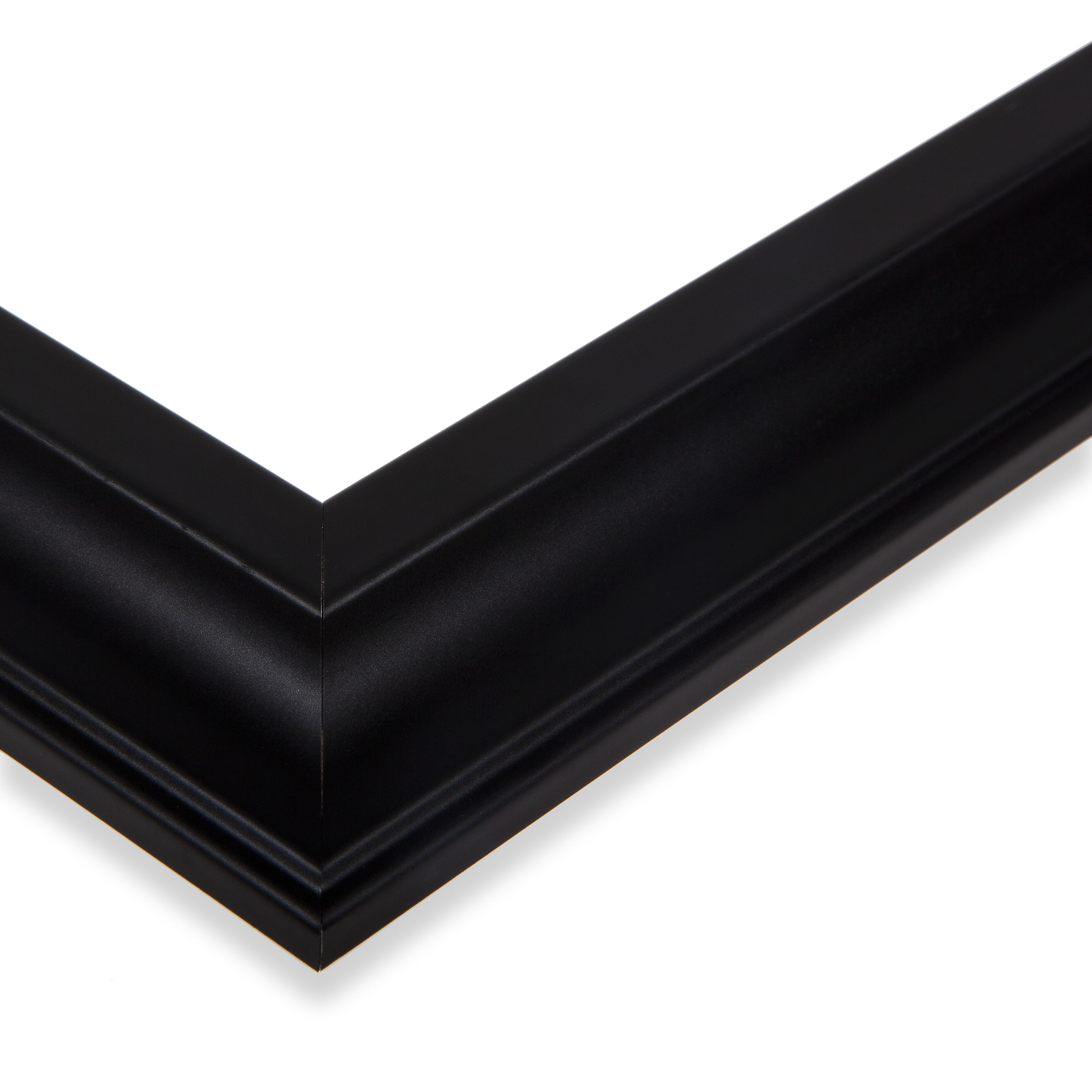 ArtToFrames 1.875" Custom Poster Frame Black Matte Reverse Wood 4029