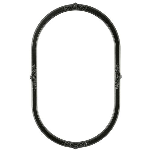 Octagon Frame Back and Wall Hanging Hardware 461T1016GB ArtToFrames 10 x 16 Inch 461 Octagon Frame Gloss Black Picture Frame Comes with Octagon Flat Glass