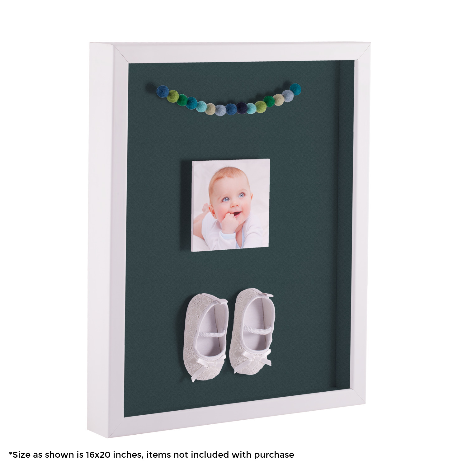 ArtToFrames 10x13" Shadow Box Frame, Framed in White, Various Colors