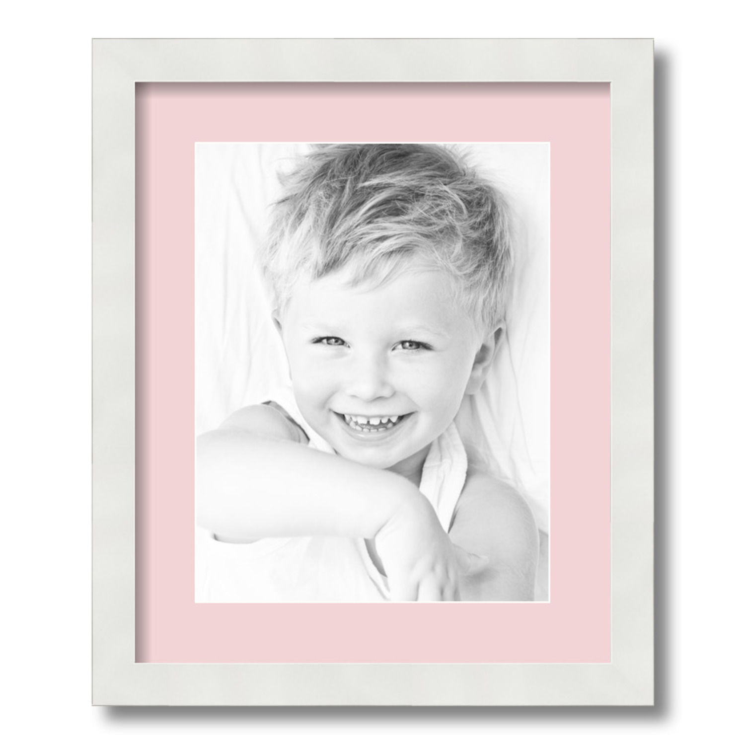 ArtToFrames Matted 14x17 White Picture Frame with 2" Mat, 10x13 Opening 3966