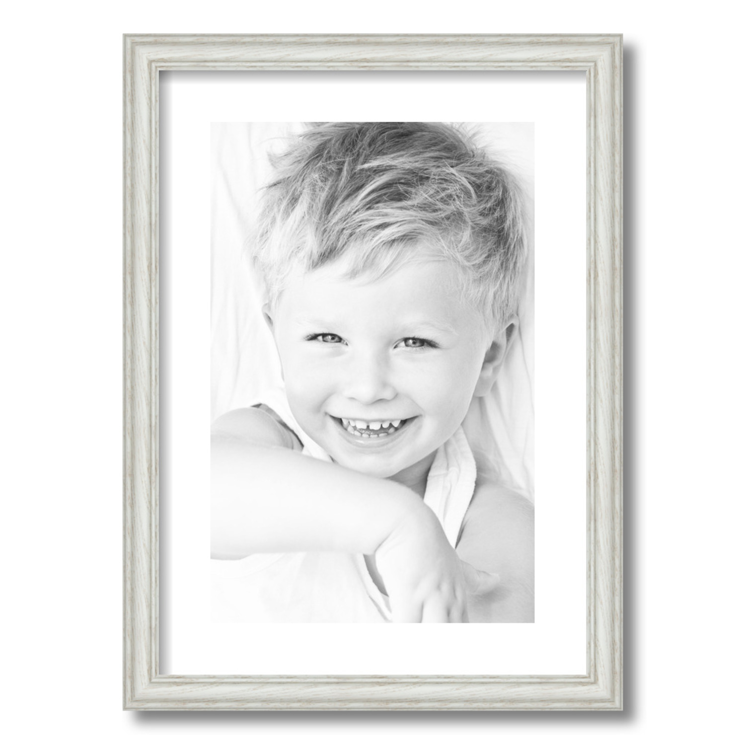 ArtToFrames Matted 15x21 White Picture Frame with 2" Mat, 11x17 Opening 4098