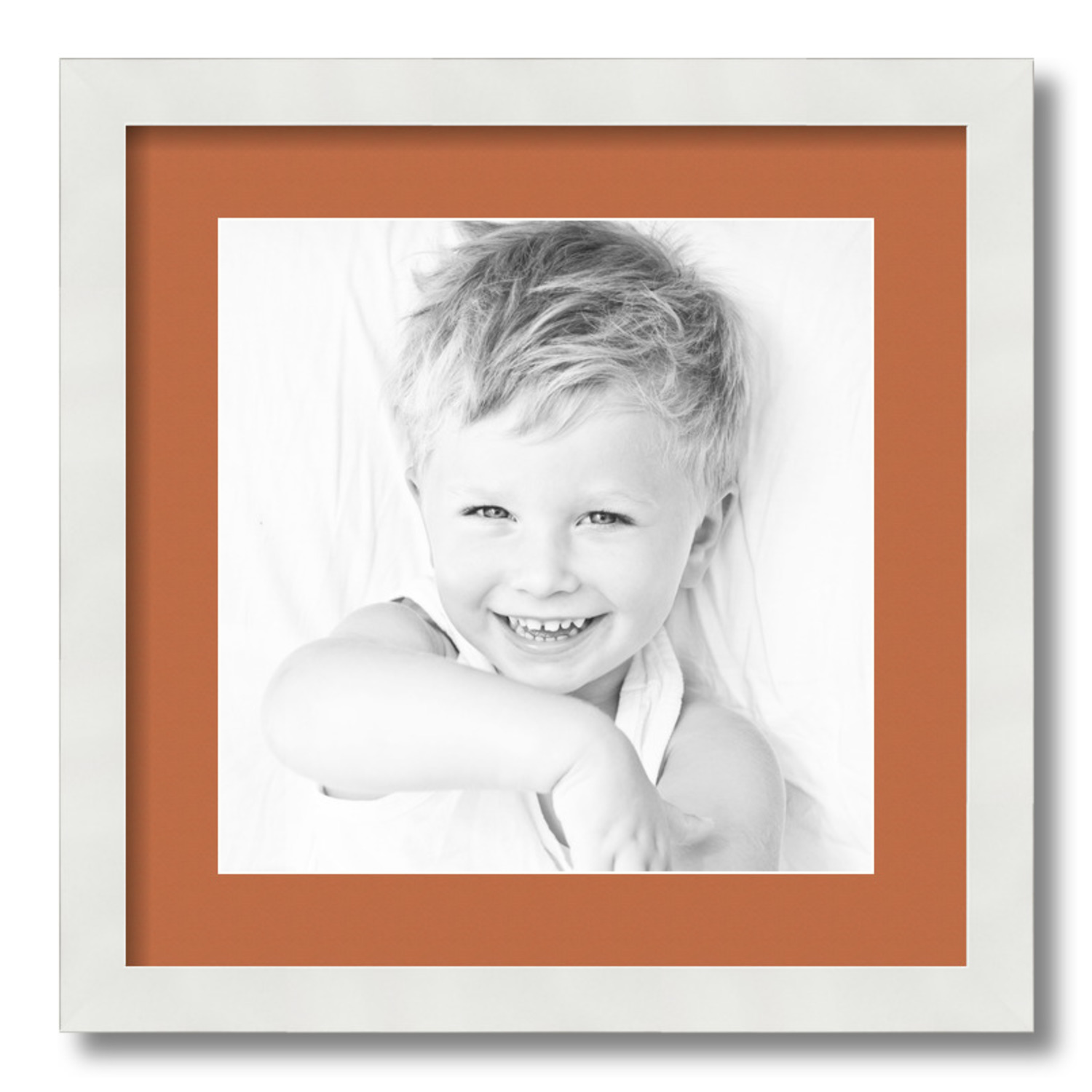 ArtToFrames Matted 16x16 White Picture Frame with 2" Mat, 12x12 Opening 3966 - Picture 354 of 489