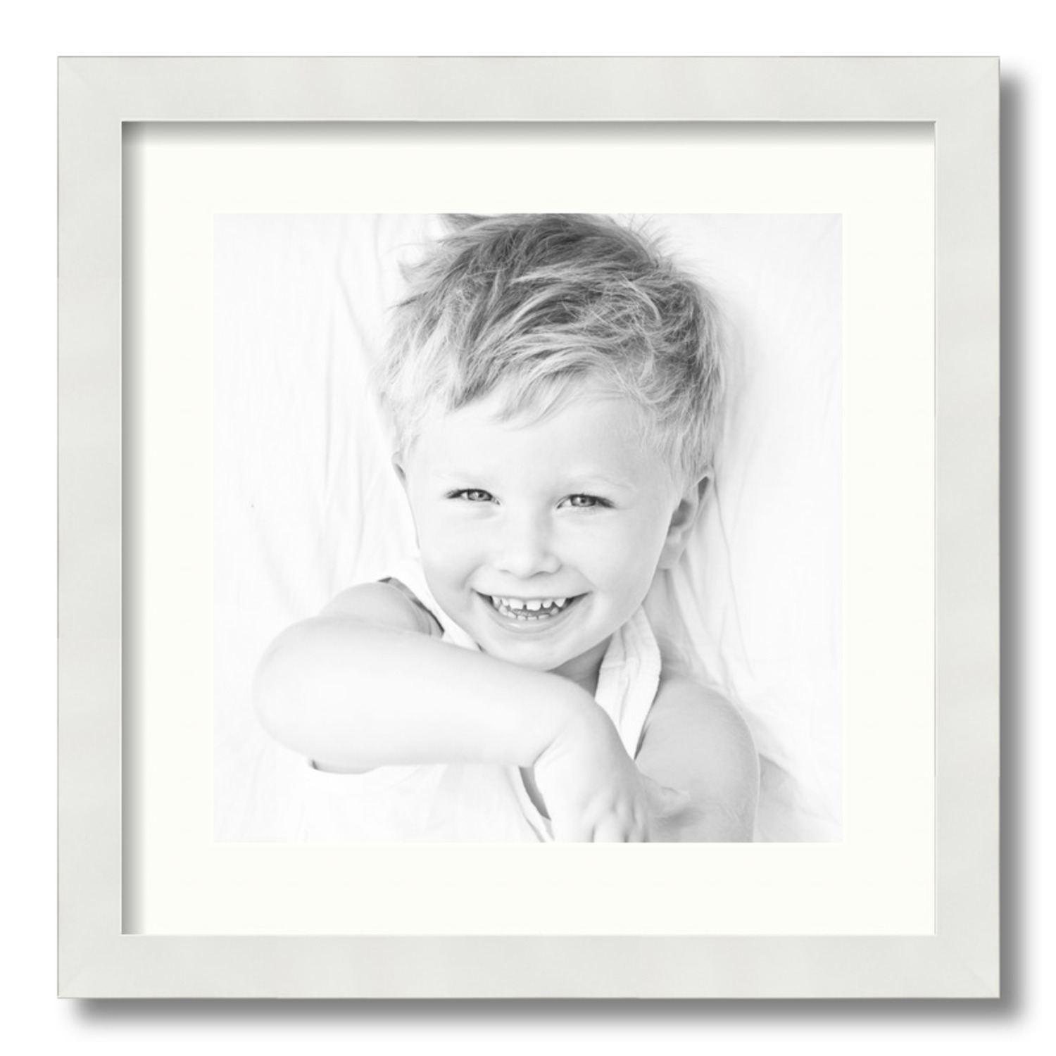 ArtToFrames Matted 16x16 White Picture Frame with 2" Mat, 12x12 Opening 3966 - Picture 466 of 489