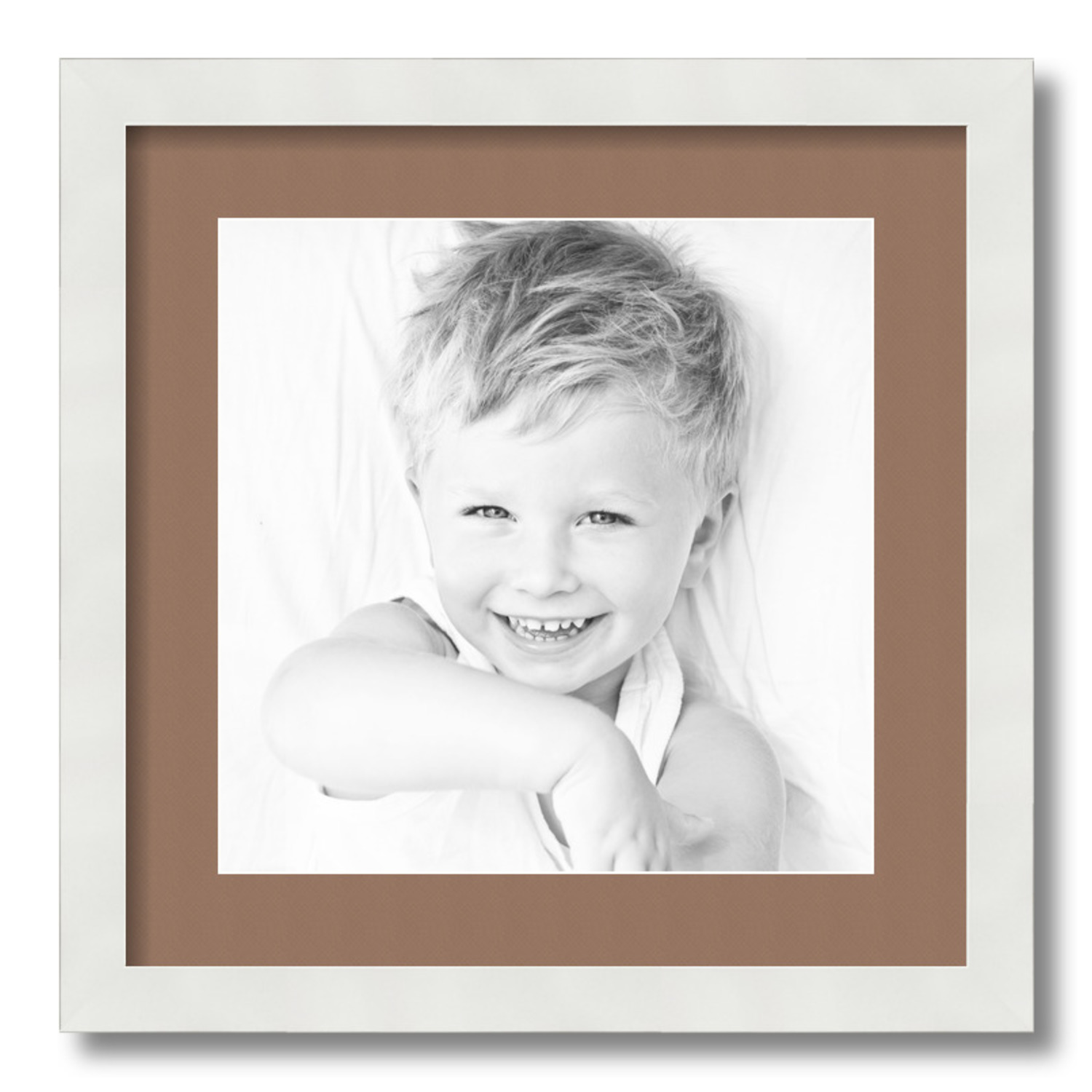 ArtToFrames Matted 16x16 White Picture Frame with 2" Mat, 12x12 Opening 3966 - Picture 138 of 489