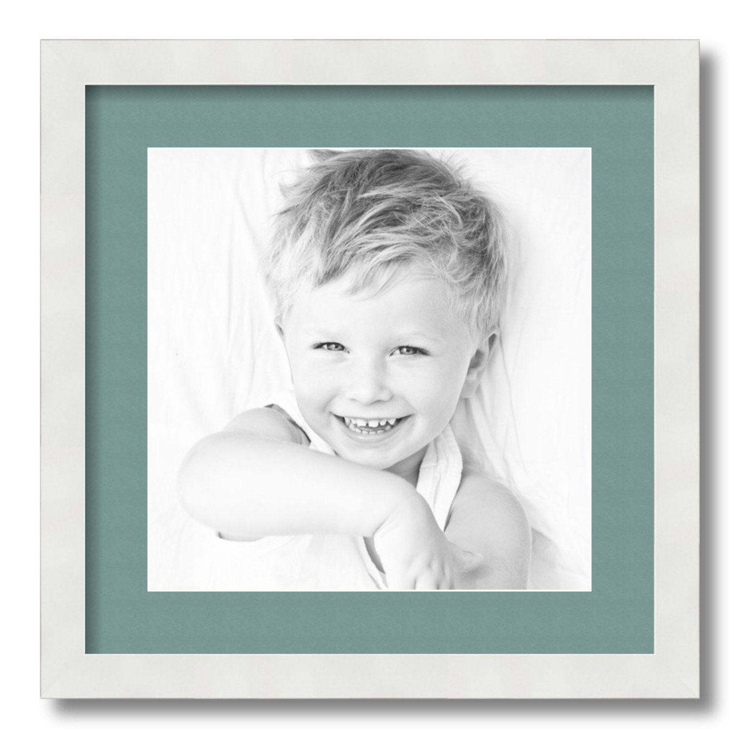 ArtToFrames Matted 16x16 White Picture Frame with 2" Mat, 12x12 Opening 3966 - Picture 210 of 489