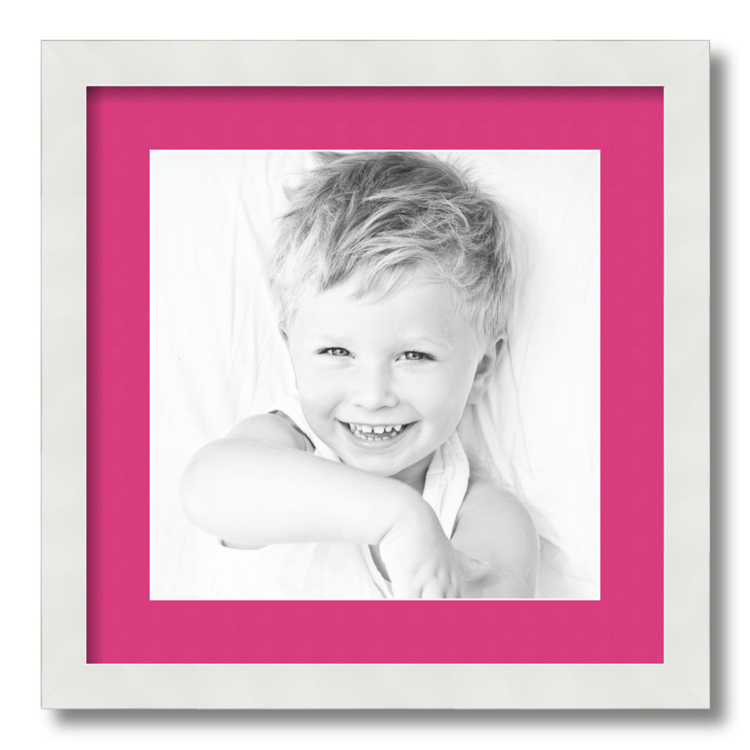 ArtToFrames Matted 16x16 White Picture Frame with 2" Mat, 12x12 Opening 3966 - Picture 322 of 489