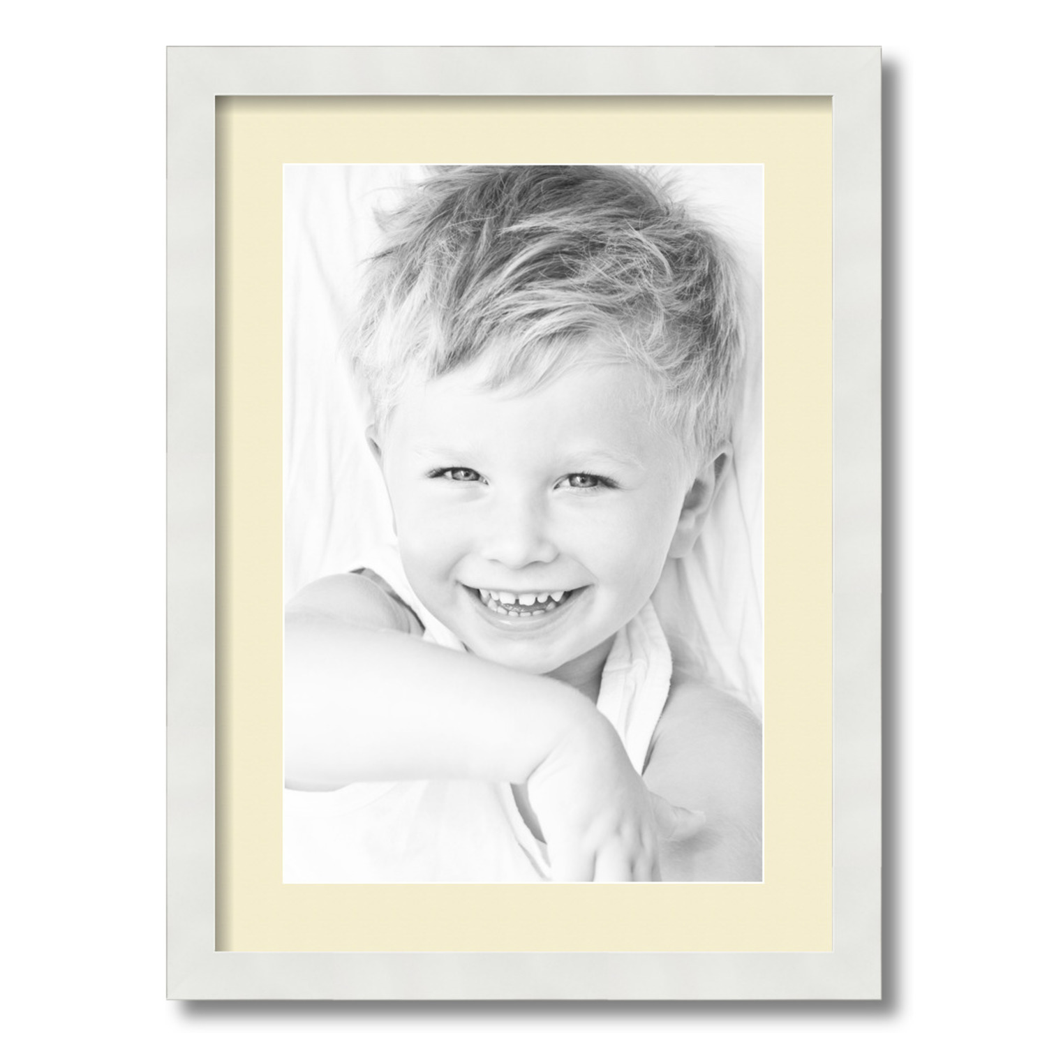 ArtToFrames Matted 16x22 White Picture Frame with 2" Mat, 12x18 Opening 3966