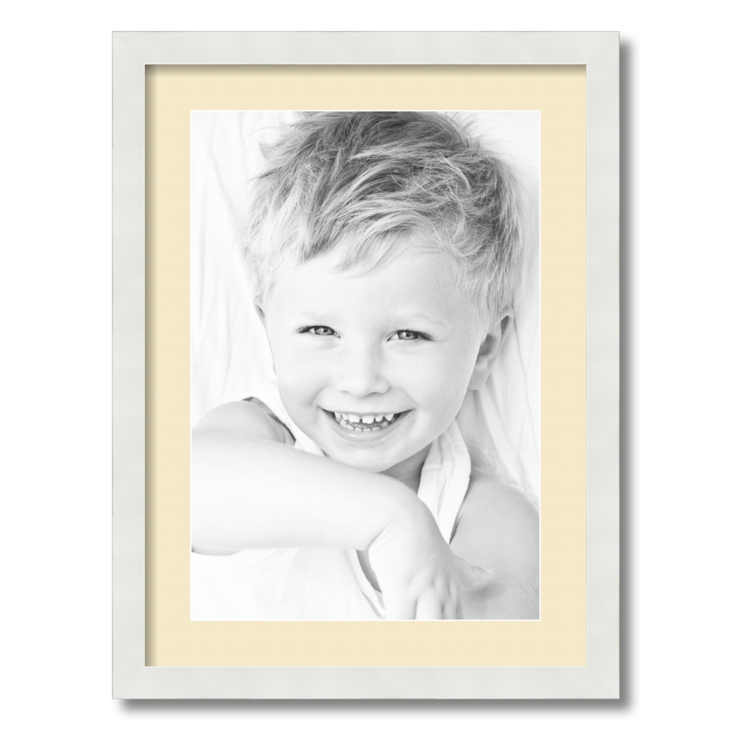 ArtToFrames Matted 17x23 White Picture Frame with 2" Mat, 13x19 Opening 3966