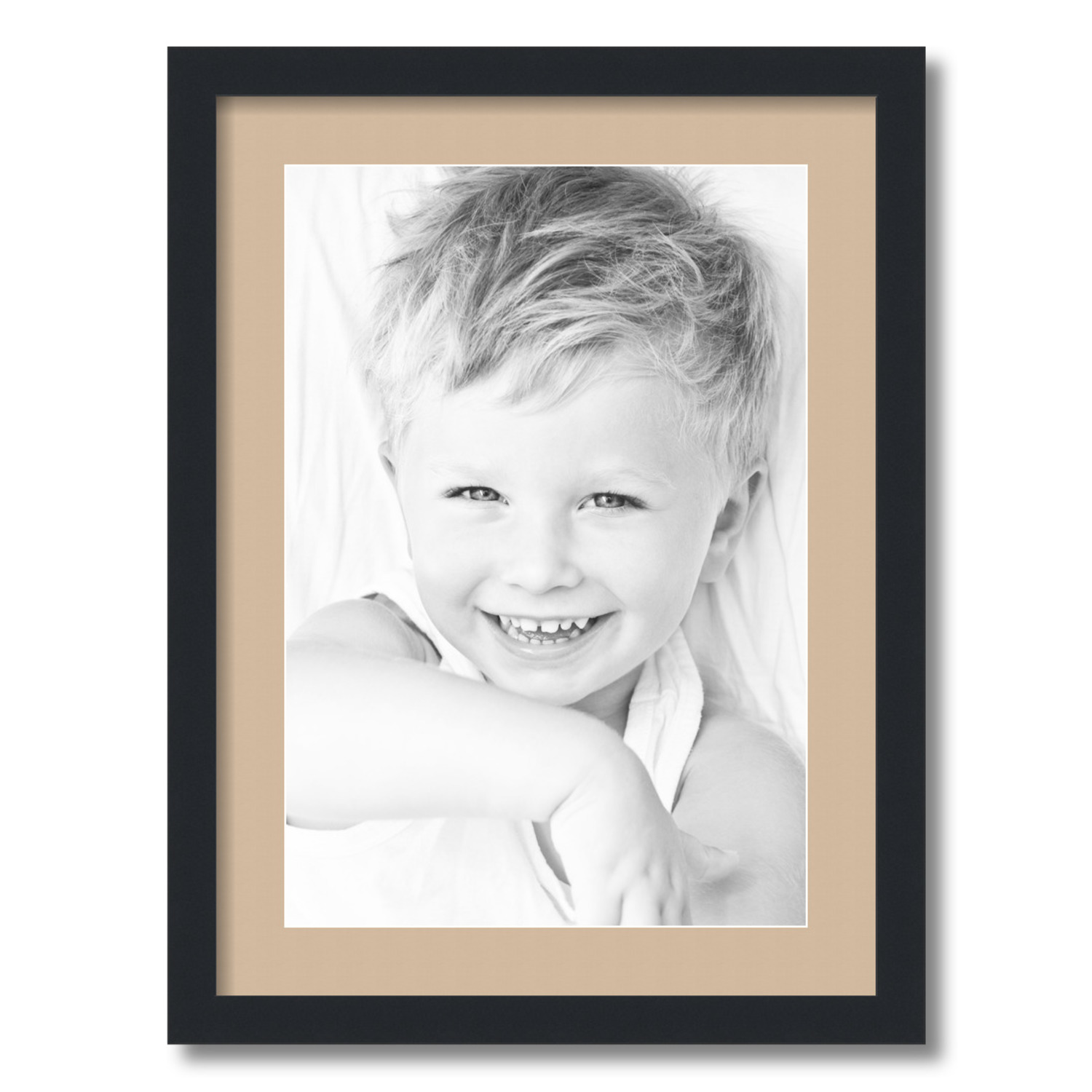 ArtToFrames Matted 17x23 Black Picture Frame with 2" Mat, 13x19 Opening 3926