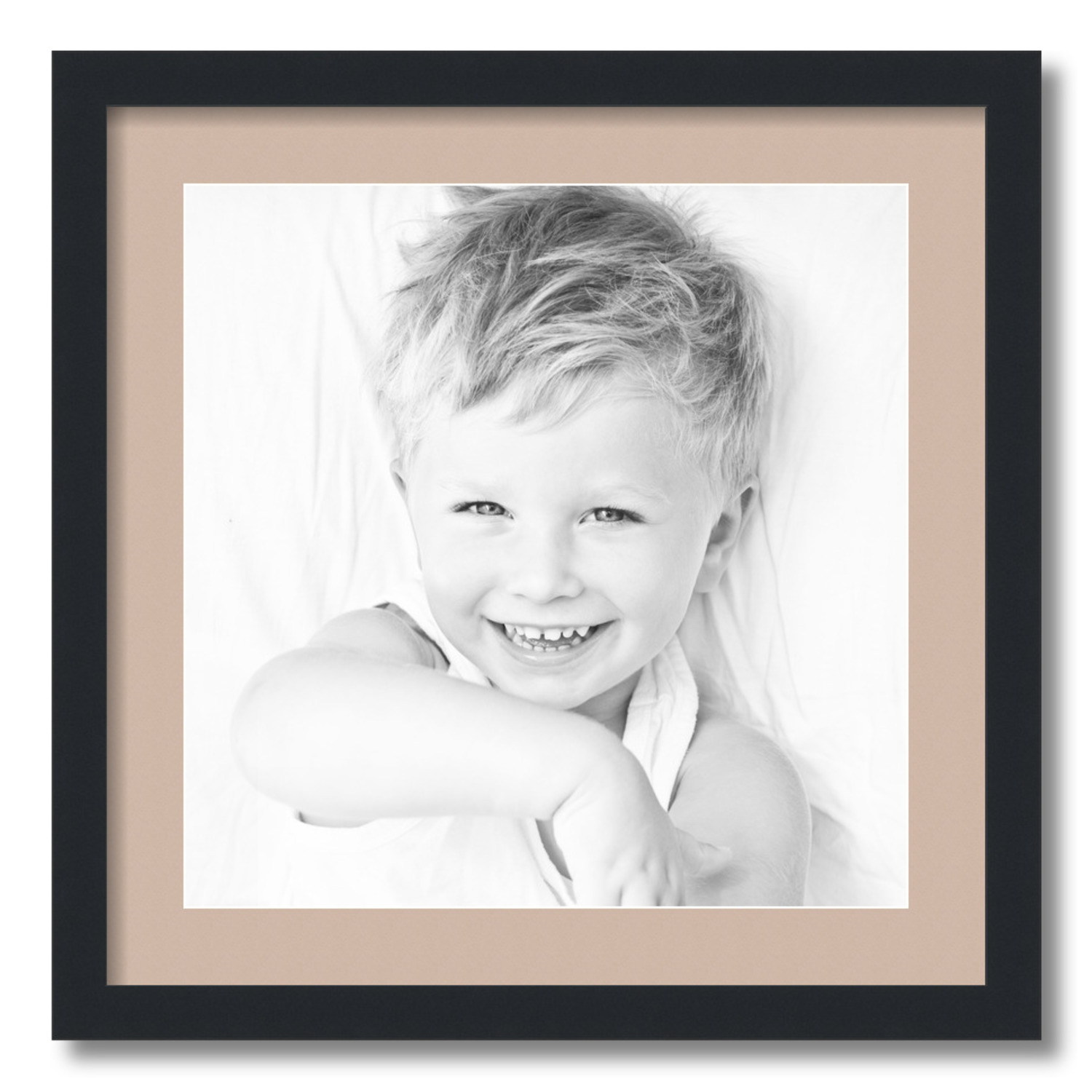 ArtToFrames Matted 20x20 Black Picture Frame with 2" Mat, 16x16 Opening 3926 - Picture 226 of 489