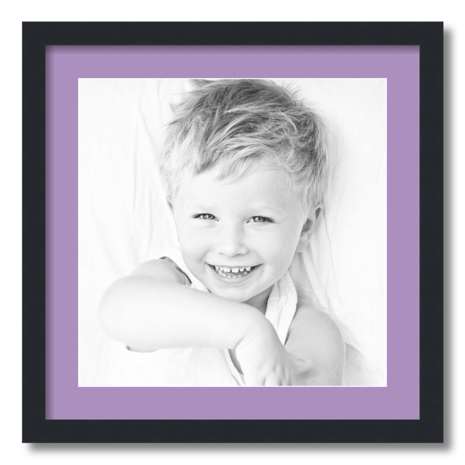 ArtToFrames Matted 20x20 Black Picture Frame with 2" Mat, 16x16 Opening 3926 - Picture 306 of 489