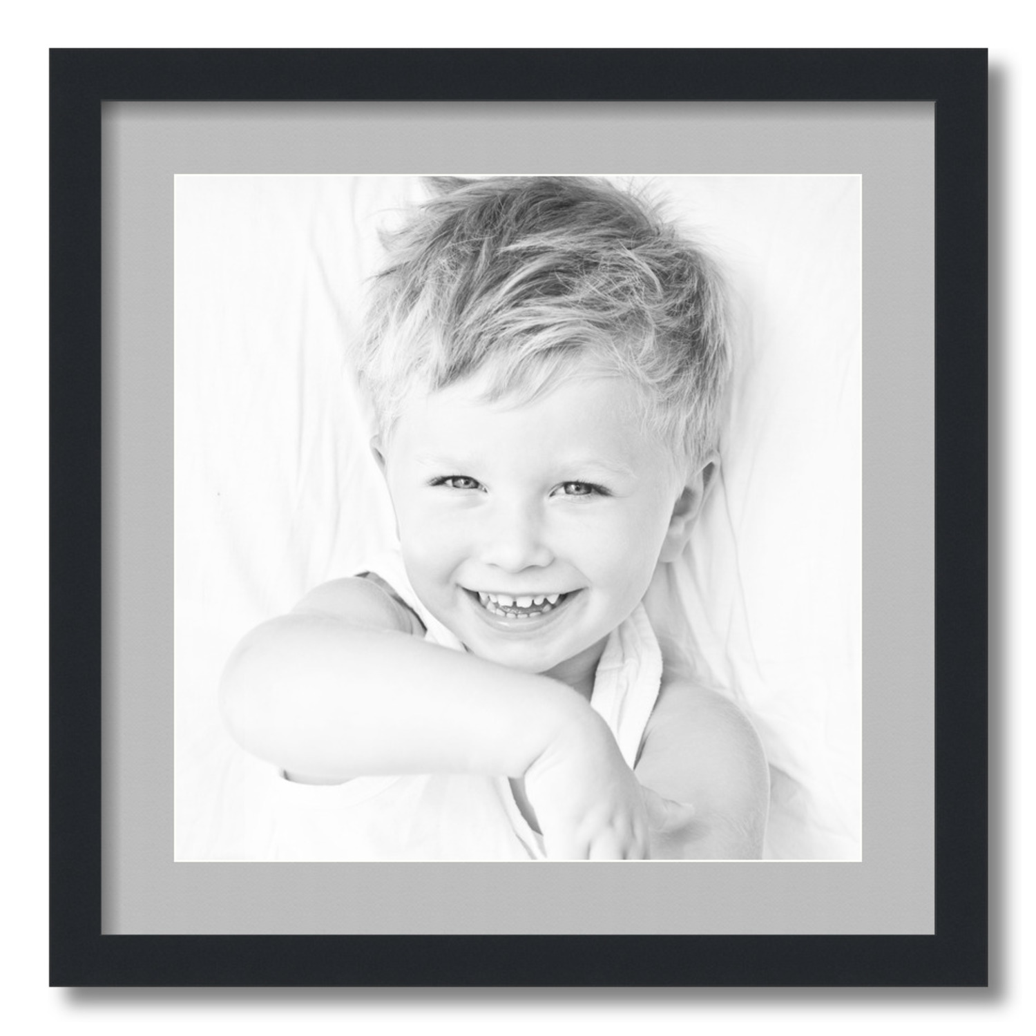 ArtToFrames Matted 20x20 Black Picture Frame with 2" Mat, 16x16 Opening 3926 - Picture 250 of 489