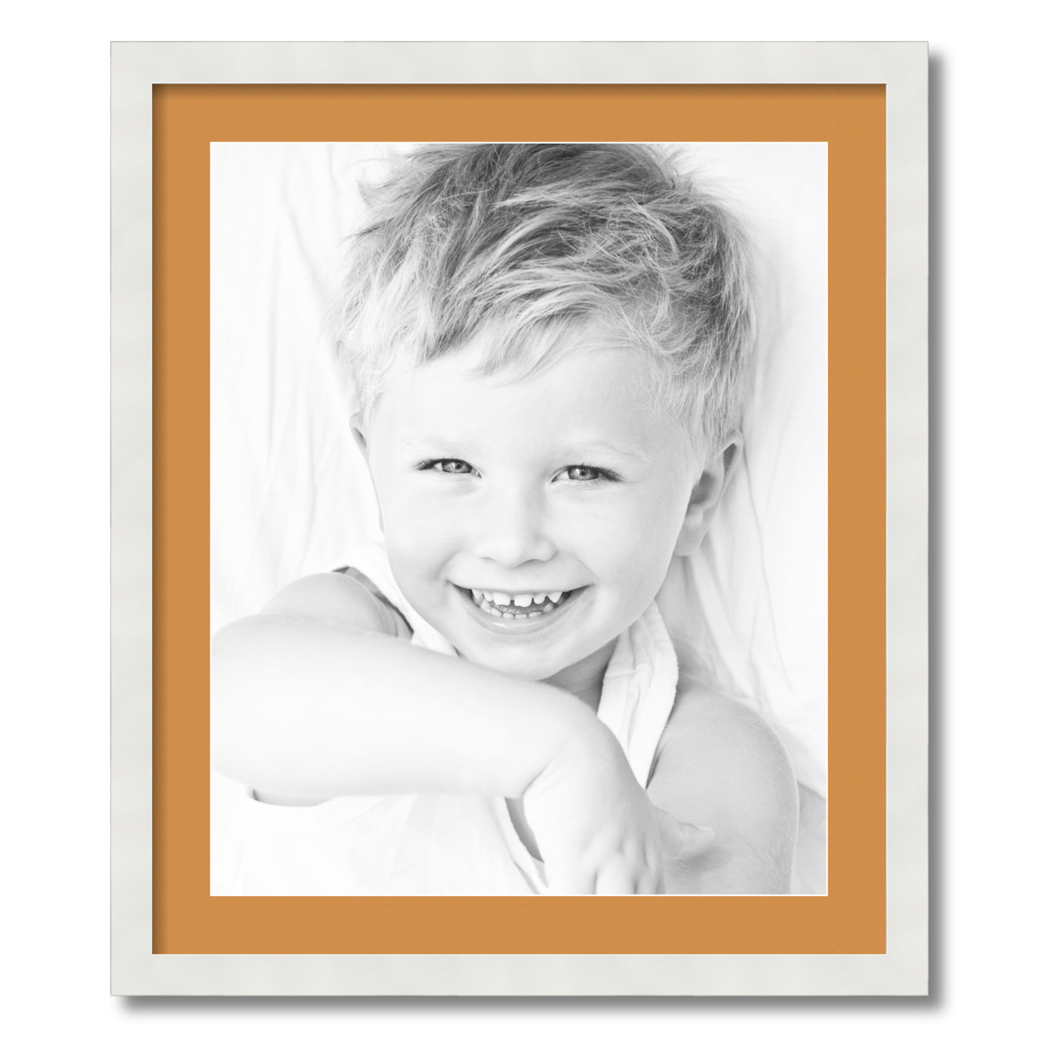 ArtToFrames Matted 22x26 White Picture Frame with 2" Mat, 18x22 Opening 3966