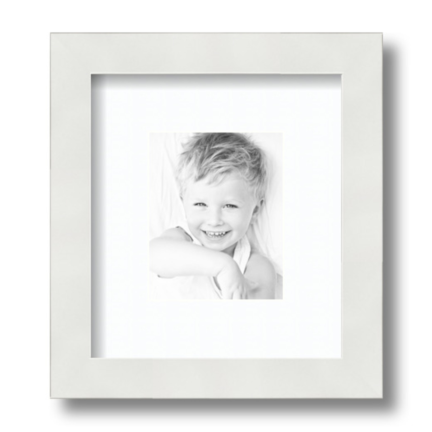 ArtToFrames Matted 7.5x9 White Picture Frame with 2" Mat, 3.5x5 Opening 3966 - Picture 2 of 489