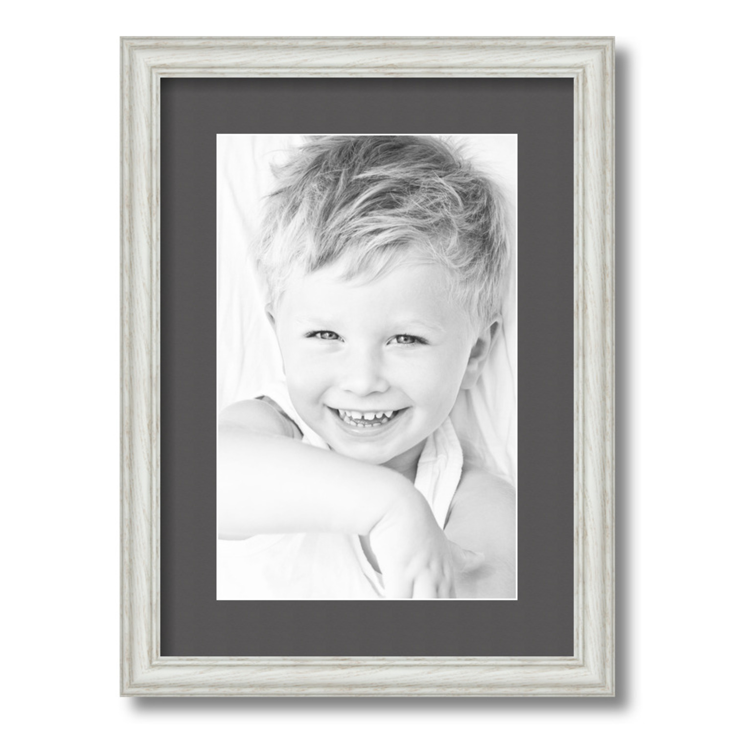 ArtToFrames Matted 12.5x18 White Picture Frame with 2" Mat, 8.5x14 Opening 4098