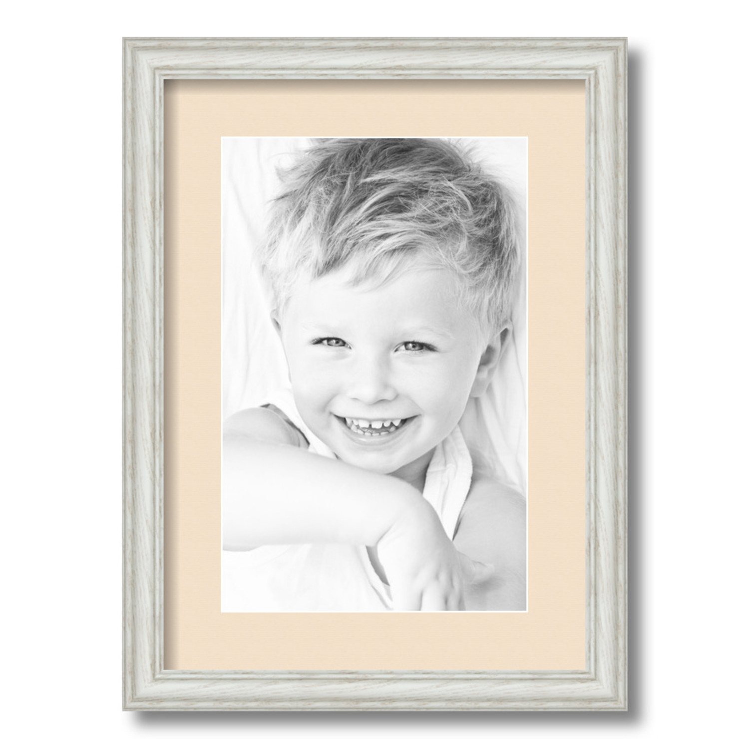 ArtToFrames Matted 12.5x18 White Picture Frame with 2" Mat, 8.5x14 Opening 4098