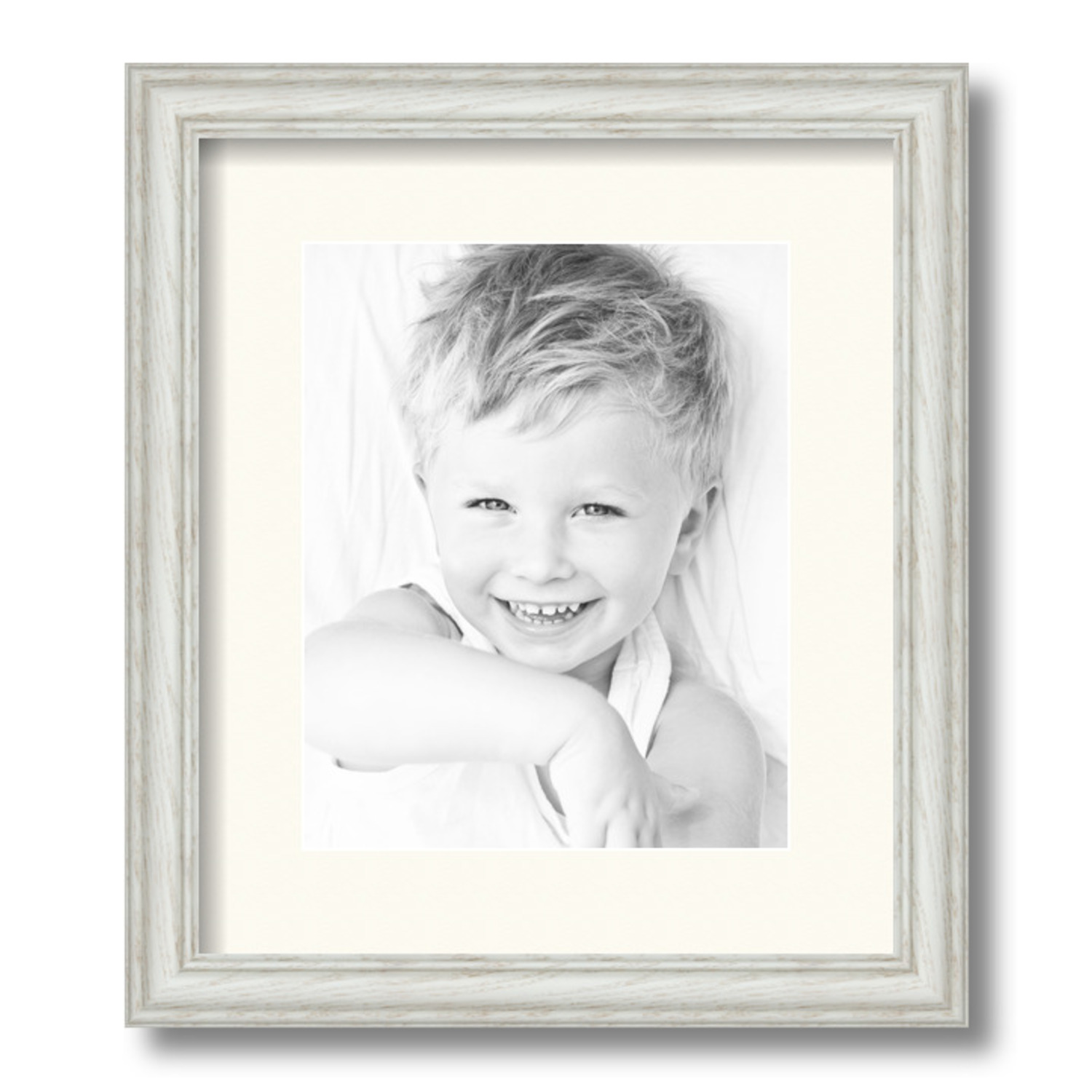 ArtToFrames Matted 12x14 White Picture Frame with 2" Mat, 8x10 Opening 4098