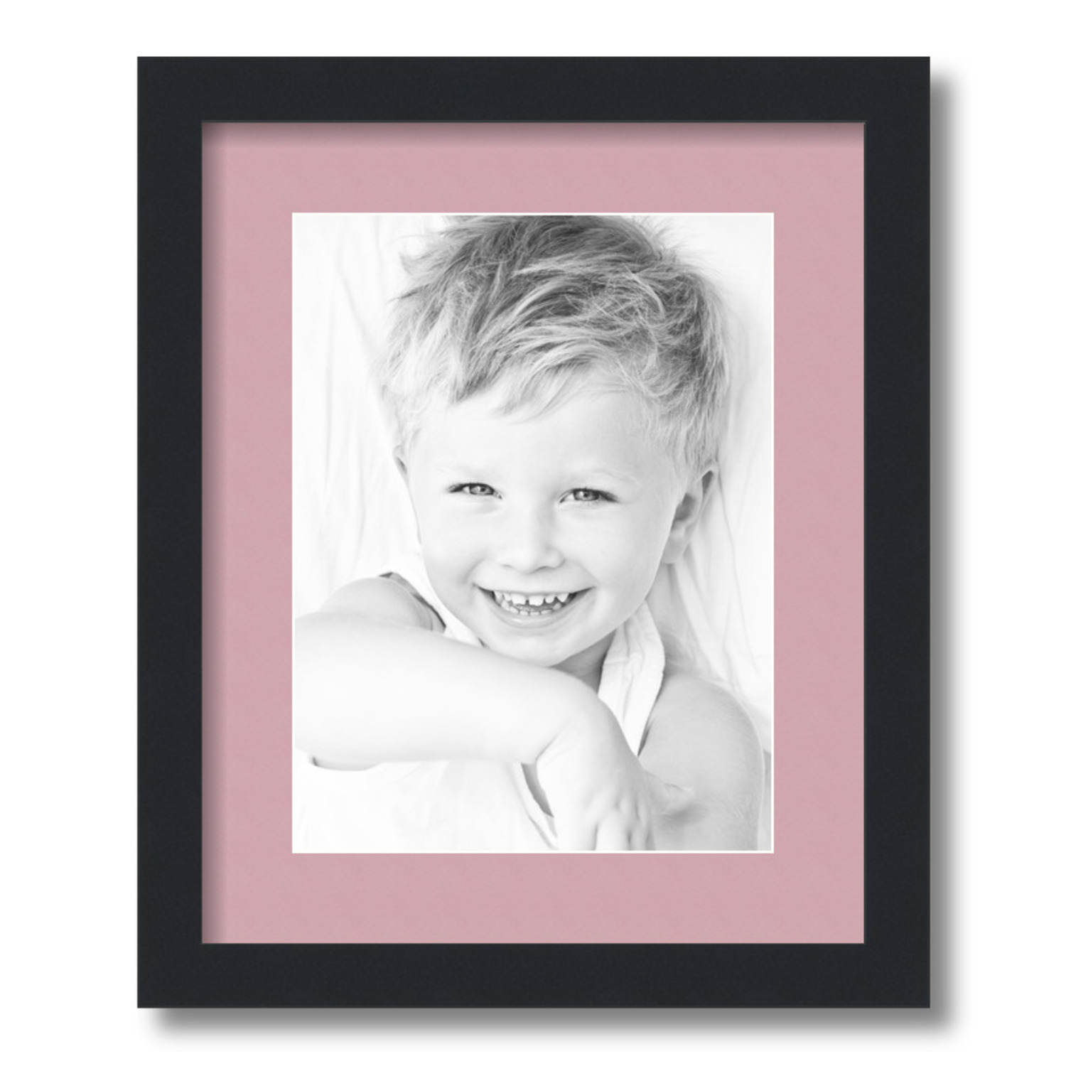 ArtToFrames Matted 13x16 Black Picture Frame with 2" Mat, 9x12 Opening 3926