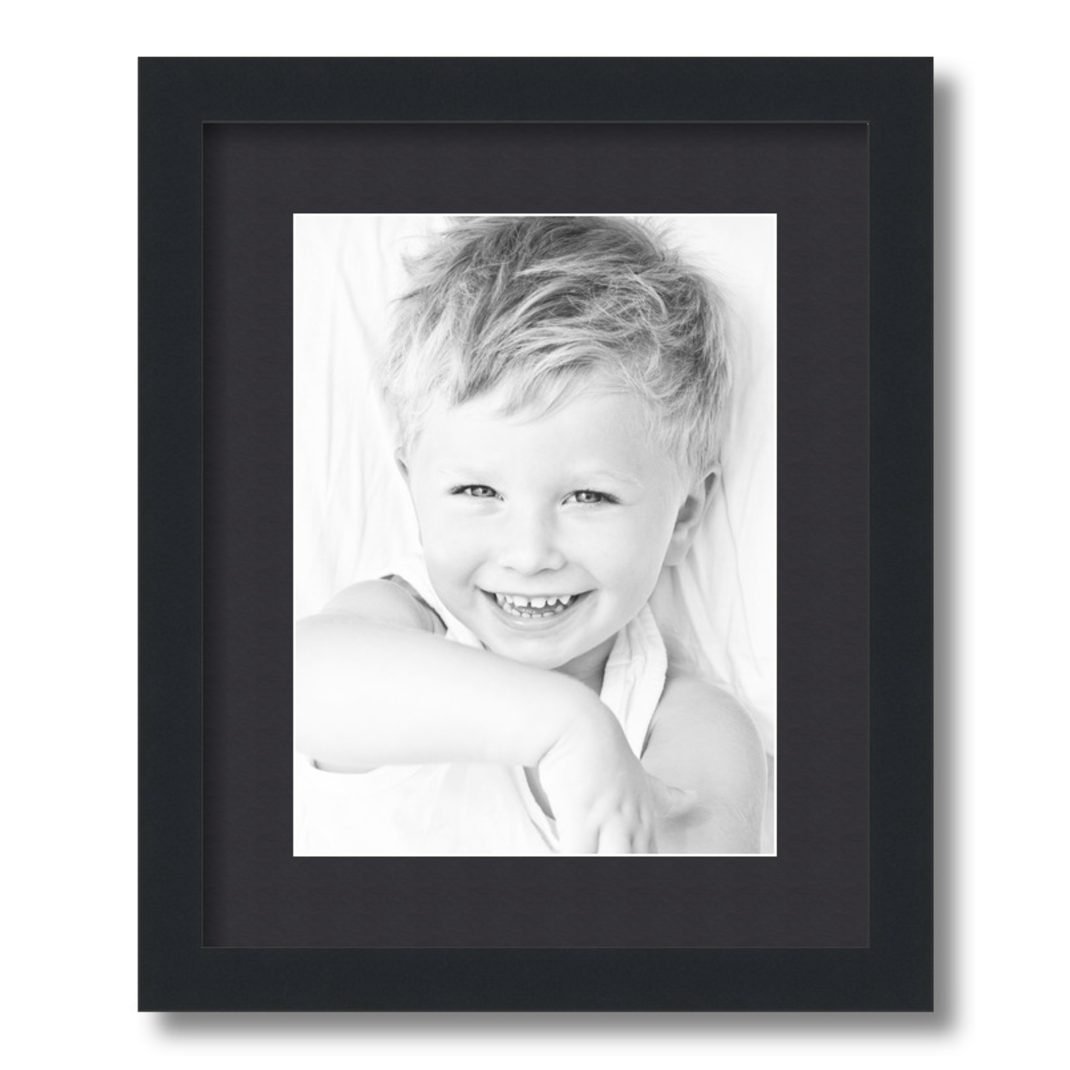 ArtToFrames Matted 13x16 Black Picture Frame with 2" Mat, 9x12 Opening 3926