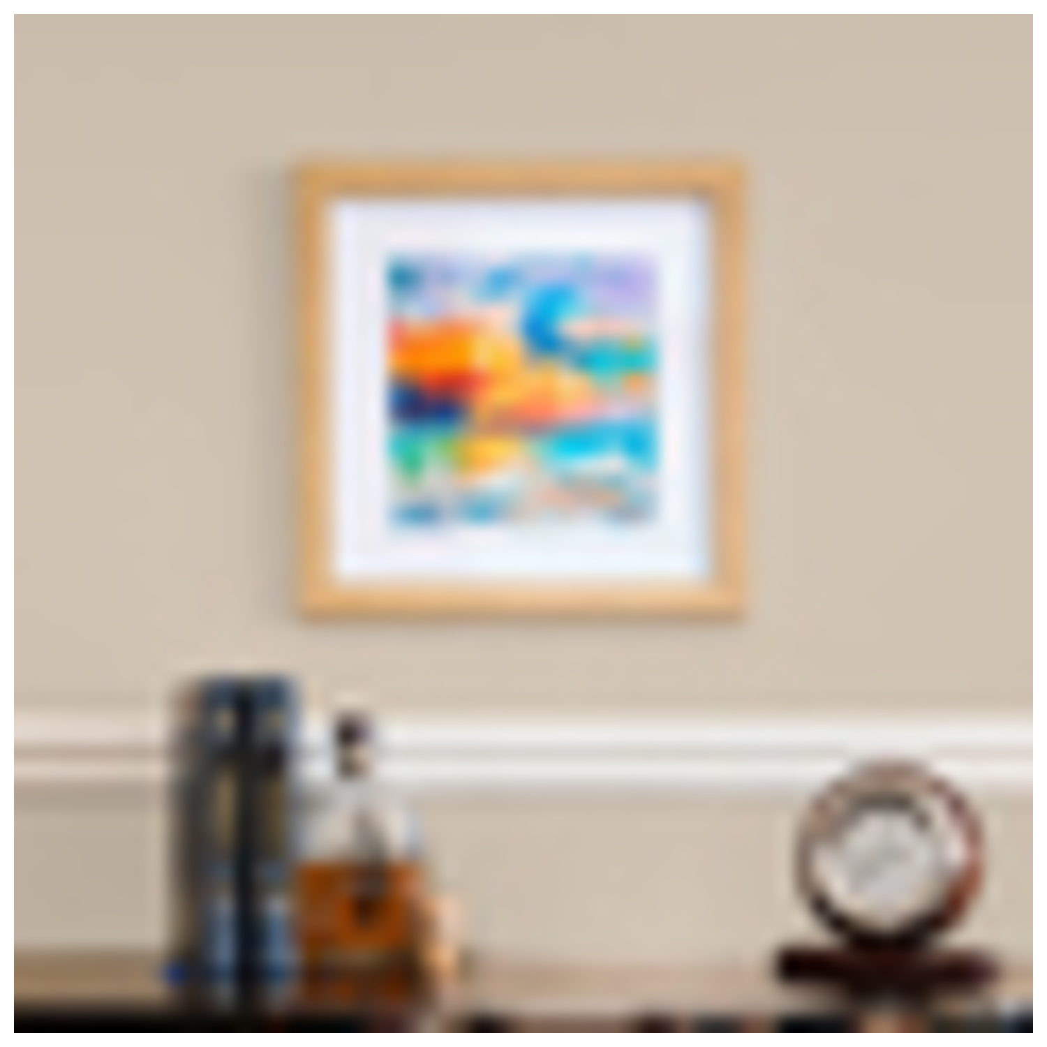 ArtToFrames 14x22 Modern Picture Frame – 1.25" Wide, Black A46KH (Plexi Glass)