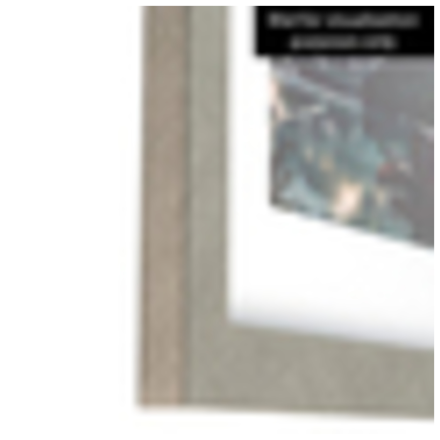 ArtToFrames 6 x 25" Modern Custom Picture Poster Frame 1.25" Wide A46CG - Picture 66 of 75