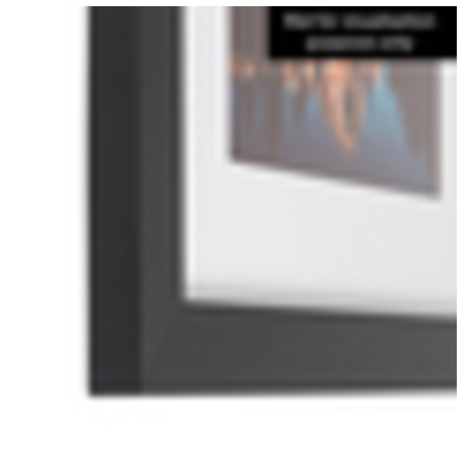 ArtToFrames 6 x 25" Modern Custom Picture Poster Frame 1.25" Wide A46CG - Picture 4 of 75