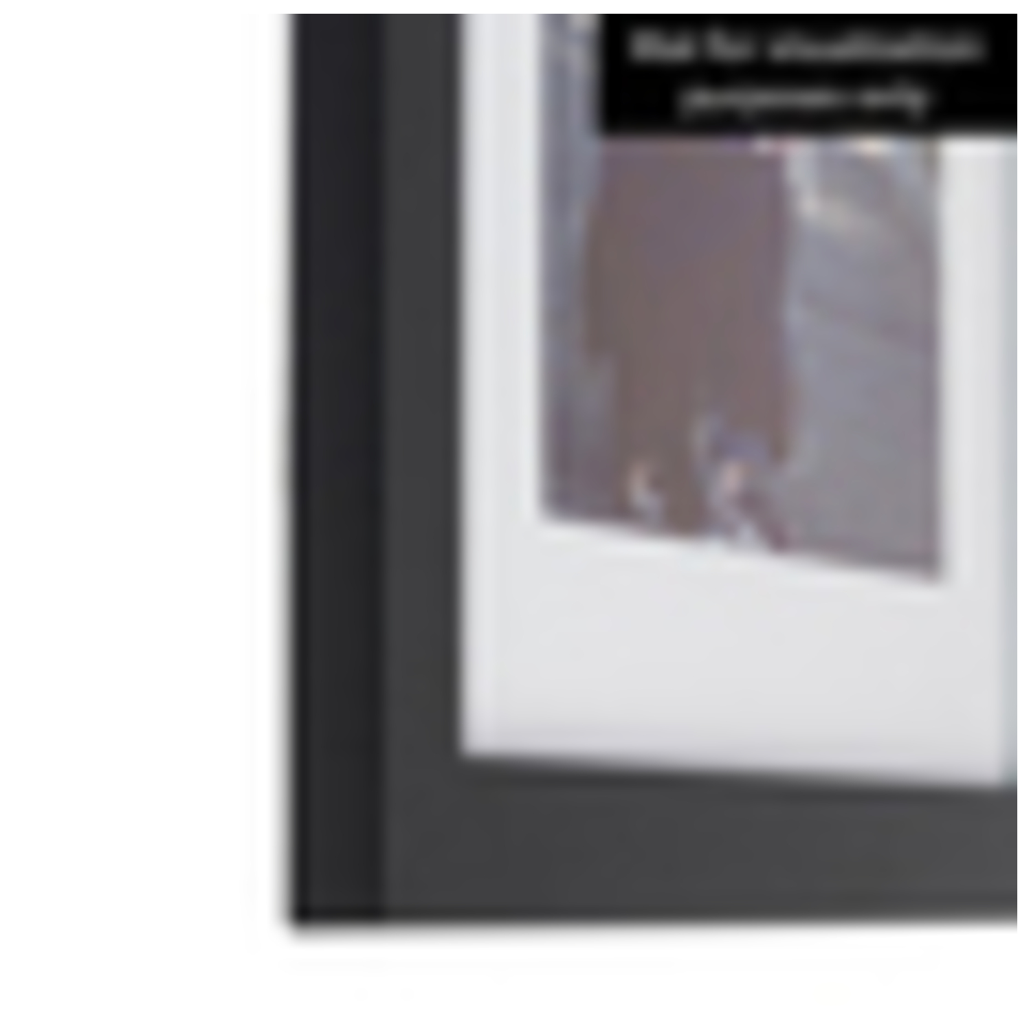 ArtToFrames 23 x 23" Modern Custom Picture Poster Frame 1.25" Wide A47QO - Picture 16 of 20