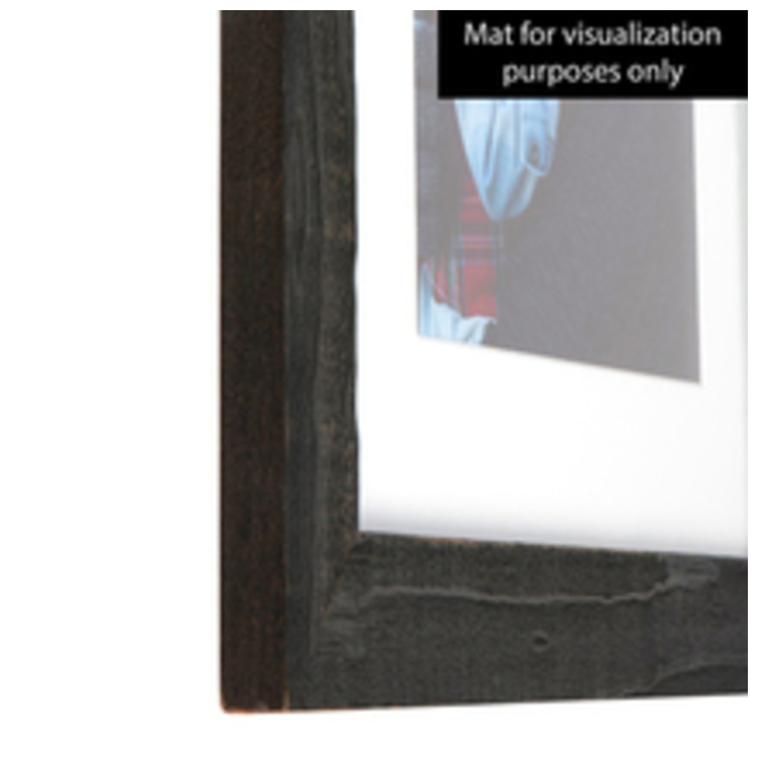 ArtToFrames 7 x 7" Rustic Custom Picture Poster Frame 1.5" Wide A53CS - Picture 4 of 19