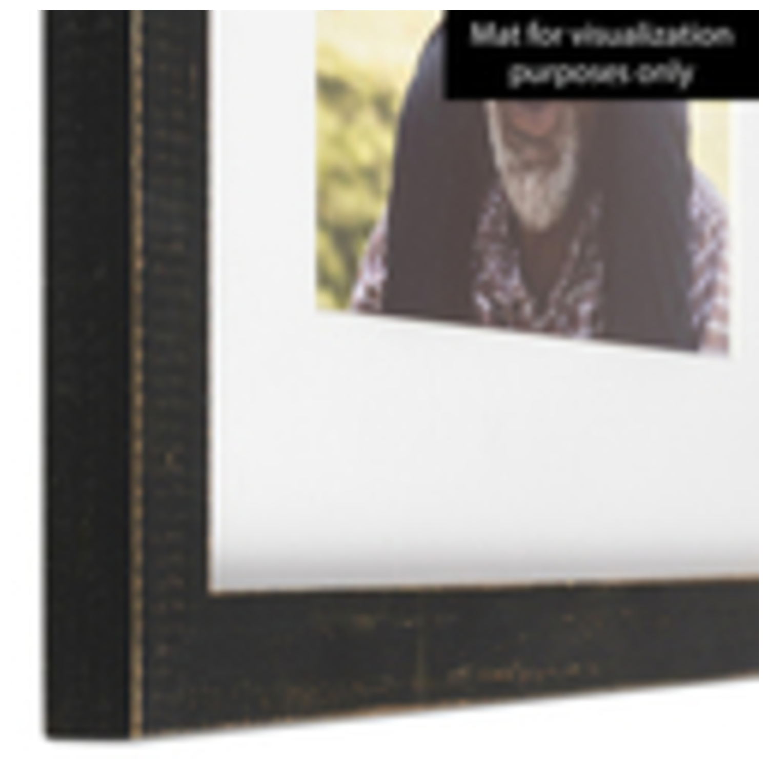 ArtToFrames 12 x 12" Rustic Custom Picture Poster Frame 1" Wide A45IC - Picture 4 of 69