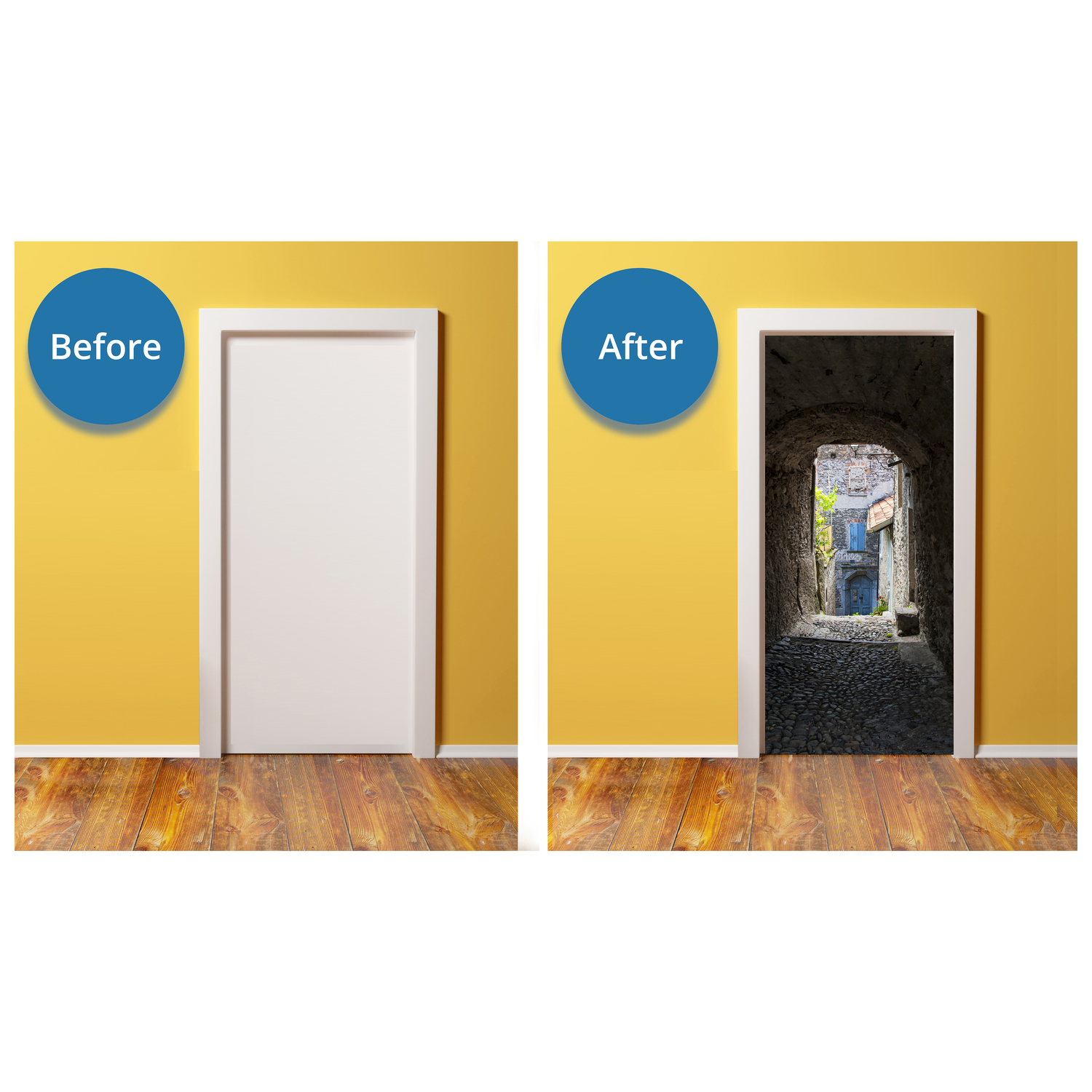 DoorPix 746 3D Door Sticker Decal Mural - Matte Bubble Free - Picture 15 of 90