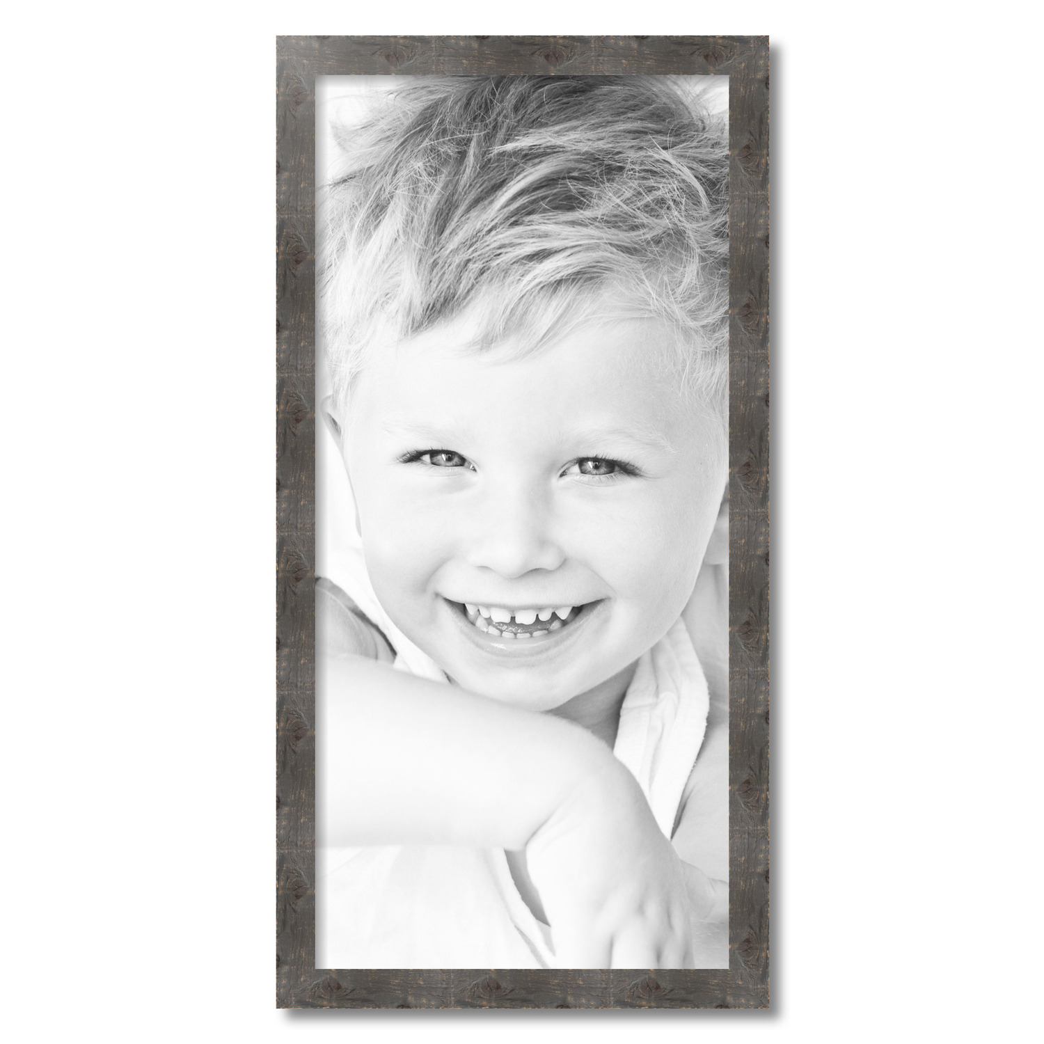 ArtToFrames 16 x 34" Rustic Custom Picture Poster Frame 1.5" Wide A53MK